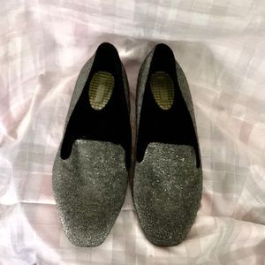 Com +Sens Women's Shoes Gloriette Silver Slip On 8 1/2